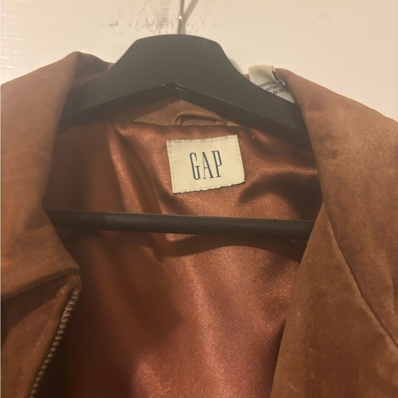 Vintage GAP Brown Suede Jacket - Picture 2 of 4